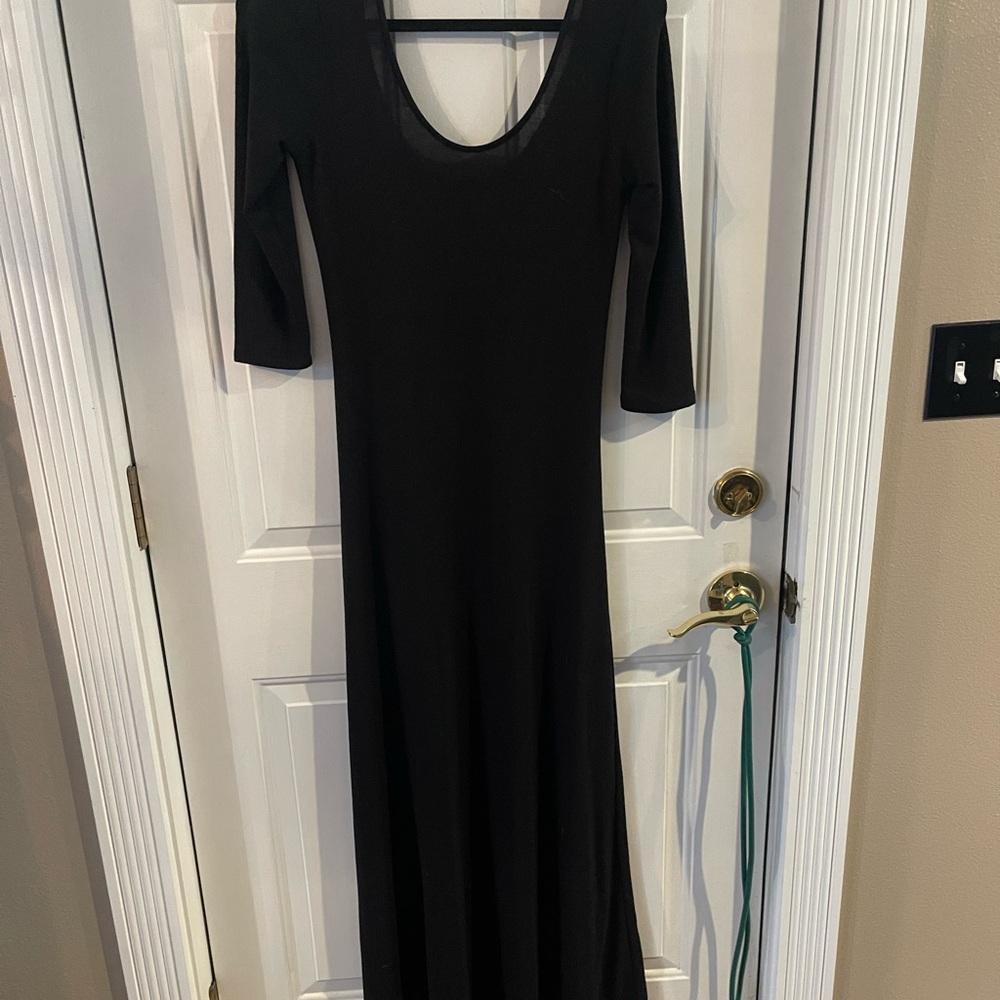 Envogue Black Long Sleeve Dress